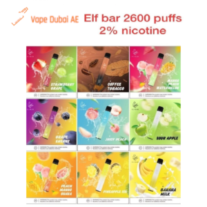 New Elf Bar 2600 Vape Puffs Disposable